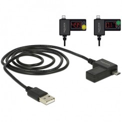 Delock USB-Messgerät für Strom- und Spannungsanzeige