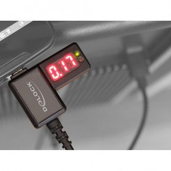 Delock USB-Messgerät für Strom- und Spannungsanzeige