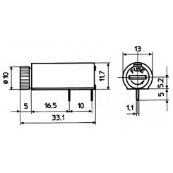 Sicherungshalter für Kfz-Sicherungen - geeignet für Aderquerschnitt von 1,0  mm², max. 15 A