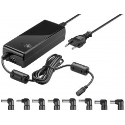 Notebook-Netzteil 12-22 V 6,0A inkl. USB + 8 DC-Adapter