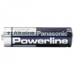 4x Panasonic PowerLine Alkali Mignon AA 1,5 V  