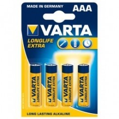 Varta Longlife Extra Batterie Alkali Micro AAA 1,5 V Blister