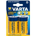 Varta Longlife Extra Batterie Alkali Mono D 1,5 V Blister
