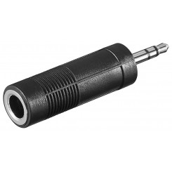 Klinke 3,5 mm Stecker Stereo - Klinke 6,35 mm-Buchse Stereo