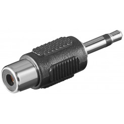 Klinke 3,5 mm-Stecker (2-Pin, Mono) - Cinch-Buchse
