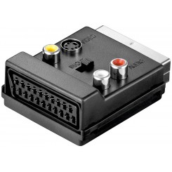Scart-Adapter - 3xCinchbuchse und 4-pol. mini DIN Buchse