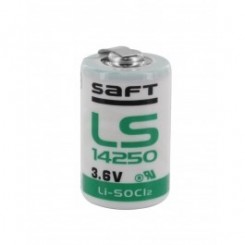 Saft Batterie Lithium 3,6 V 1,2Ah 1/2 AA Lötfahne