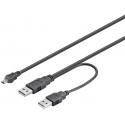 USB 2.0 MINI B 5 pin Y Power 1.8m