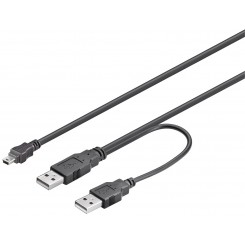 USB 2.0 MINI B 5 pin Y Power 0.6m