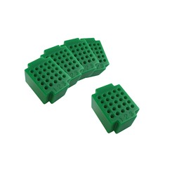 Micro-Laborsteckboards 25 Kontakte weiss 5er Pack