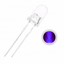10x Leuchtdioden 5 mm UV  (Ultra Violet)