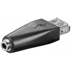 USB 2.0-Buchse (Typ A) zu Klinke 3,5 mm Buchse (3-Pin, stereo)