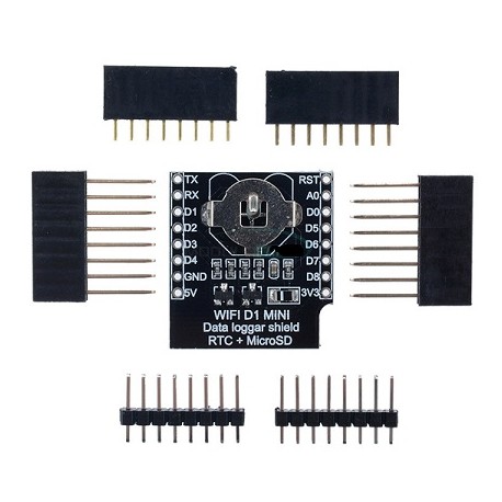 Echtzeituhr RTC Ds1307  Daten Logger Schild mit Micro SD 