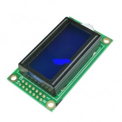 LCD2x8  LCD Modul  2x8 Weiße Zeichen blauer Hintergrundbeleuchtung HD44780