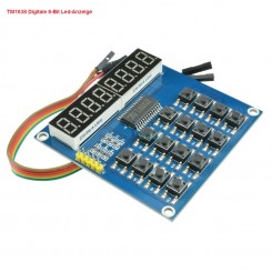 LED&KEY Modul für Arduino 8 Ziffern ,16 Mikrotaster