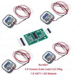 Arduino Digitale Wägesensor HX711 bis 50kg x4