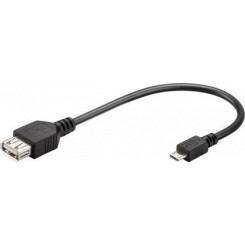 USB-OTG-Adapter USB/F auf MICRO-B S/M 0,20m