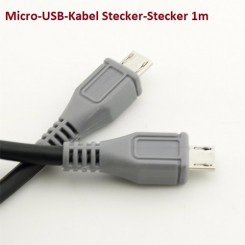 Micro-USB-Kabel Stecker-Stecker 1ms