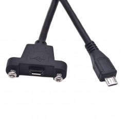 Micro-USB Verlängerung 0,3m Einbau