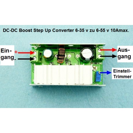 USB DC Step Up Wandler Boost Modul DC-DC Stepup Spannungsregler 1 - 5V  max.0,6A