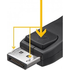 DisplayPort Verbindungskabel 1.2 2m