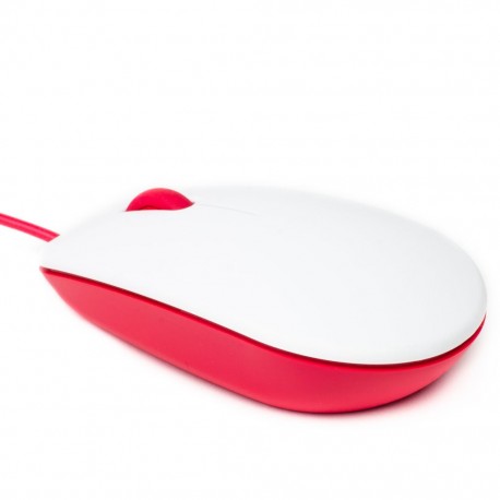 Raspberry Pi Maus – Rot/Weiß