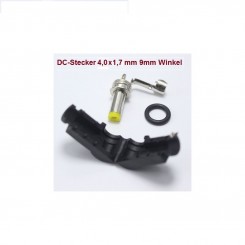 DC-Stecker - Bohrung 1,7 x 4,0mm 9mm Winkel