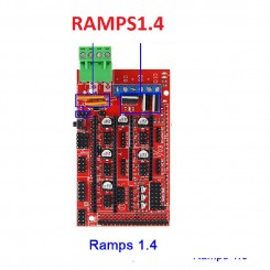 Ramps 1.4 Expansion Control Panel mit Kühlkörper 