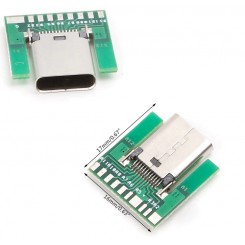 USB 3,1 Typ C Buchse Breakout Board