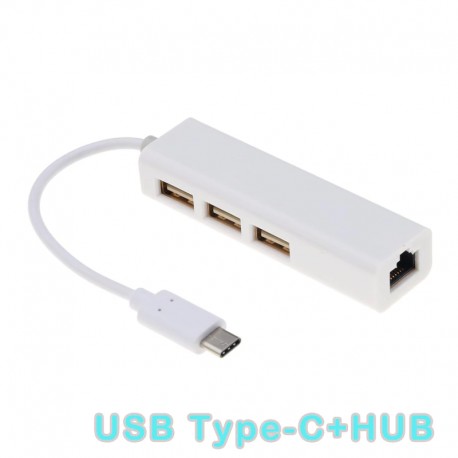 USB-C Ethernet mit 3 port HUB
