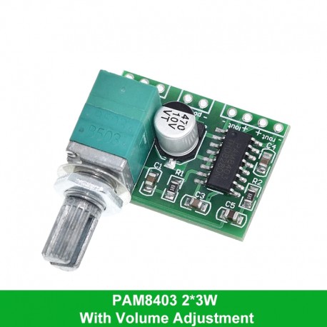 PAM8403 Audio Verstärker Platine Stereo 2x 3Watt 5V mit Regler 