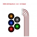 SMD LED Bauform 0603 mit Kabel 5-er Pack