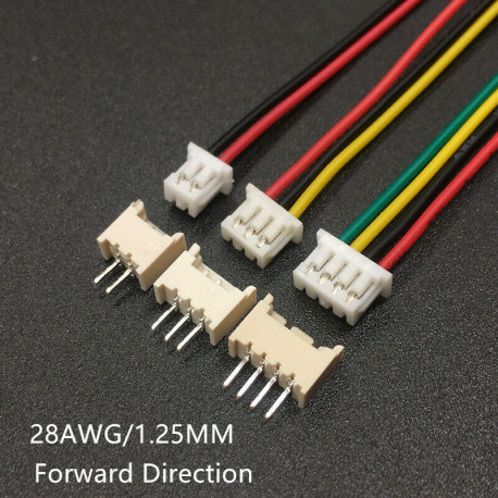 JST-PH 2,0 2-6 polig Kabel mit Micro-Stecker + Buchse, 1,75 €