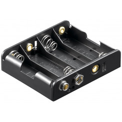 Batteriefach Batteriehalter für 3 AAA LR03 1,5V Batterien - Cablematic