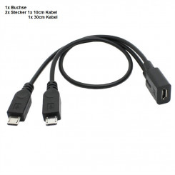 micro-USB-Verteiler 2-fach