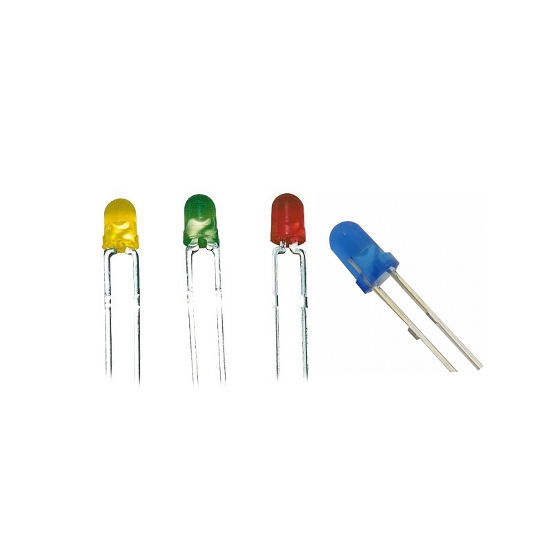 LED blinkend 5mm gefärbt, diffus