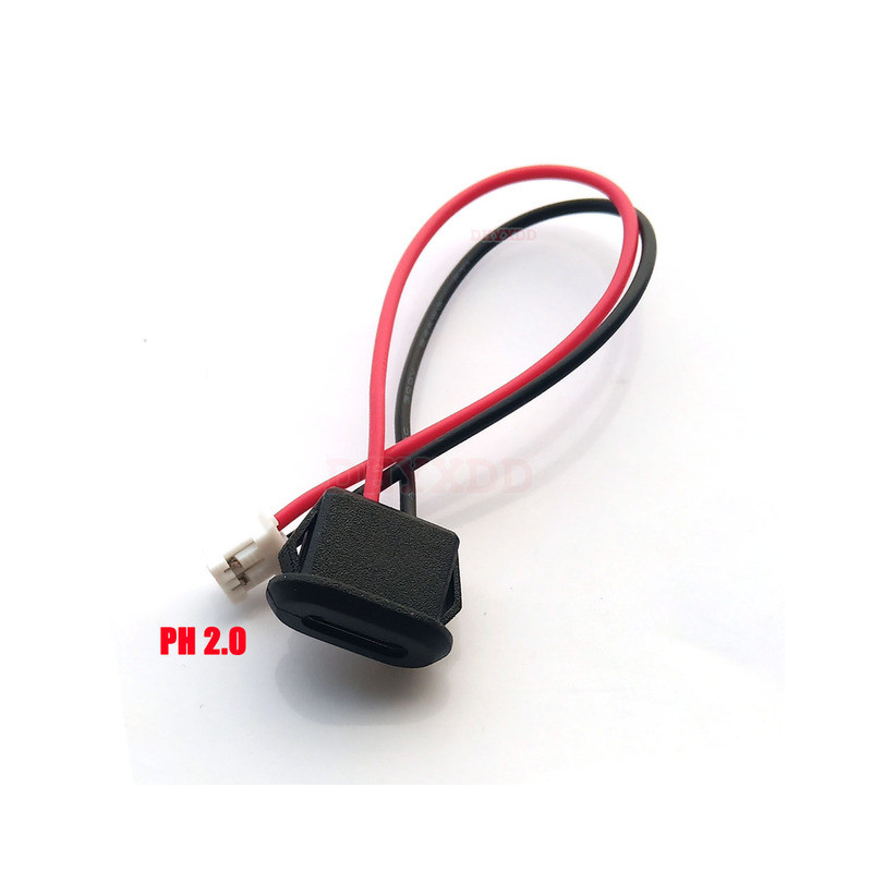 USB-C-Stecker auf Buchse, Unterputzkabel, wasserdichtes Kit