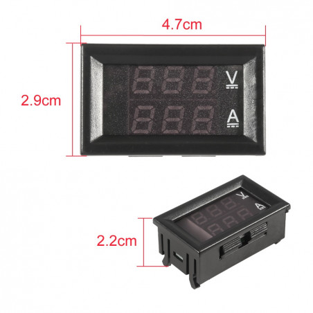 Analoges Amperemeter & Voltmeter – DC-Messgerät 0–10A / 0–30V Für Auto & Elektronik