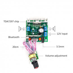 TDA7297 Bluetooth-Verstärker