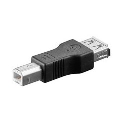 USB 2.0-Buchse (Typ A) zu USB 2.0-Stecker (Typ B)
