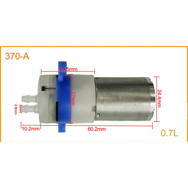 Mini Luft,-Wasser Vakuum Pumpe 0,7L/min