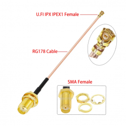 SMA-Stecker zu IPEX 0,3m