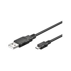 USB MICRO B 180 SCHWARZ 1.8m
