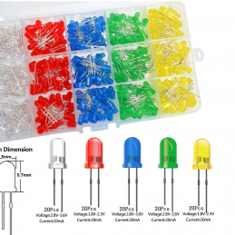 LED-Sortiment 5mm 100 teilig