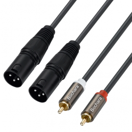 Adapterkabel 2x Cinch...