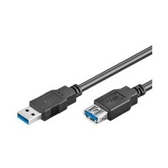 USB 3.0 Verl AA 180 SCHWARZ 1.8m