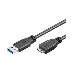USB 3.0 Micro B 180 SCHWARZ 1.8m