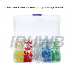LED-Sortiment in 3mm und...