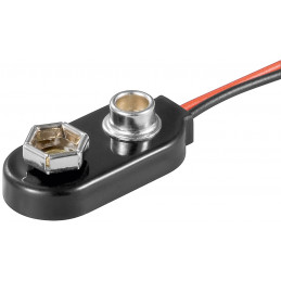 Batterieclip für 9-V Blöcke...