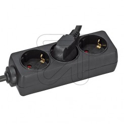 Steckdosenleiste 3 m, 6x Schutzkontaktbuchse, Kindersicherung